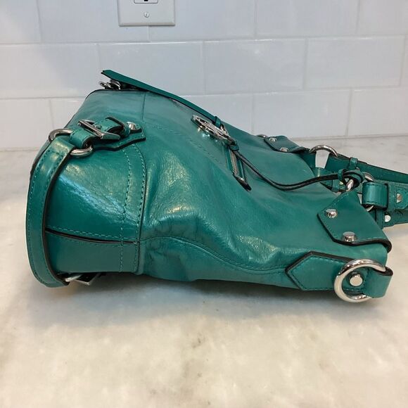 Michael Kors Fallon Zip Tosca Leather Satchel Shoulder Bag - Picture 6 of 14